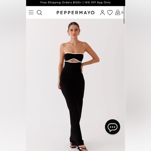Peppermayo Dresses & Skirts - Peppermayo Exclusive - When In Rome Knit Maxi Dress - Black